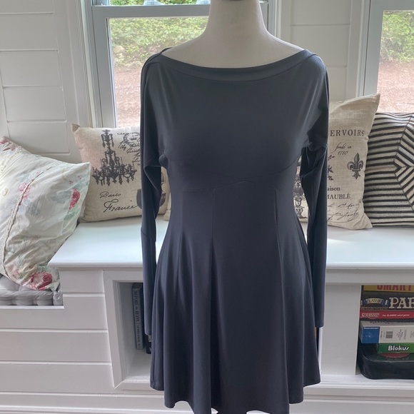 Save The Queen Dresses & Skirts - Save The Queen Grey Long Sleeve Dress